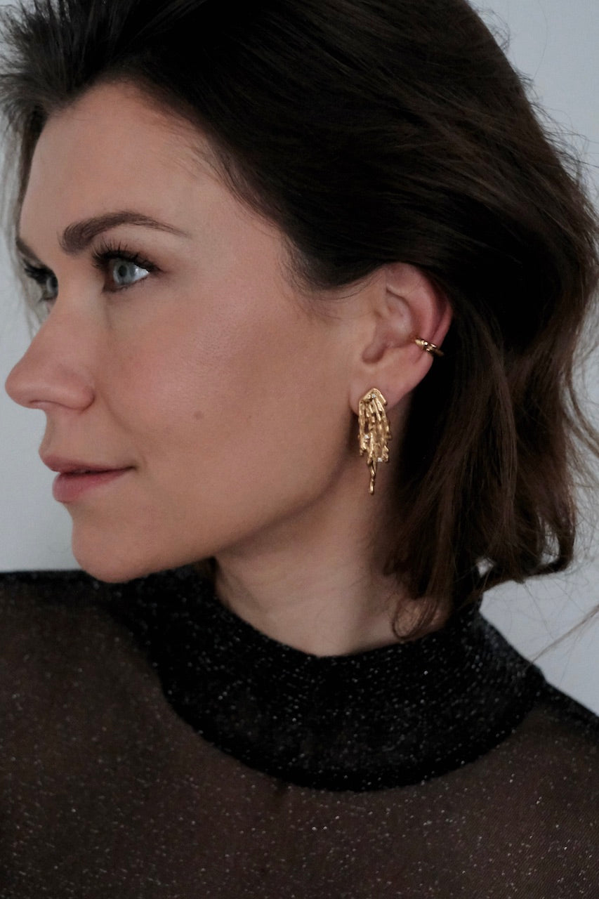 Diamond Drop Earring