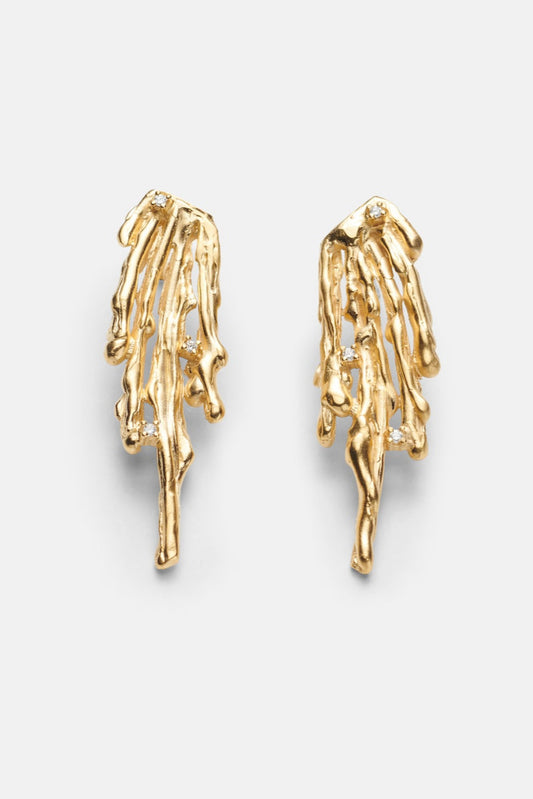 Diamond Drop Earring