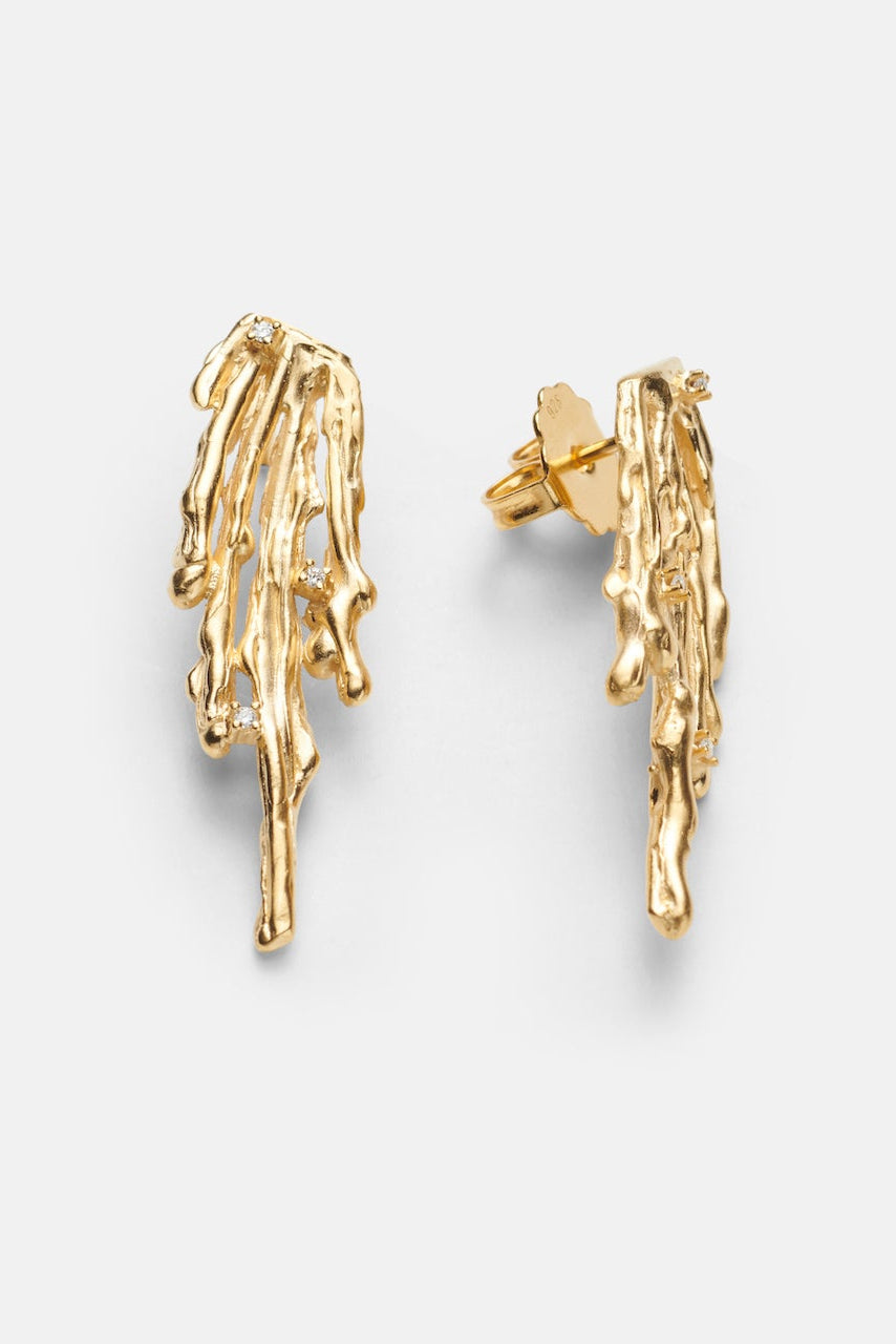 Diamond Drop Earring