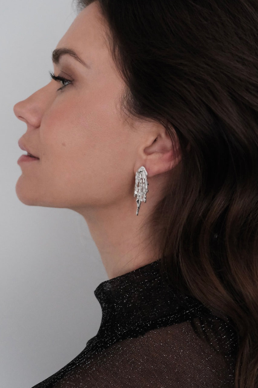 Diamond Drop Earring