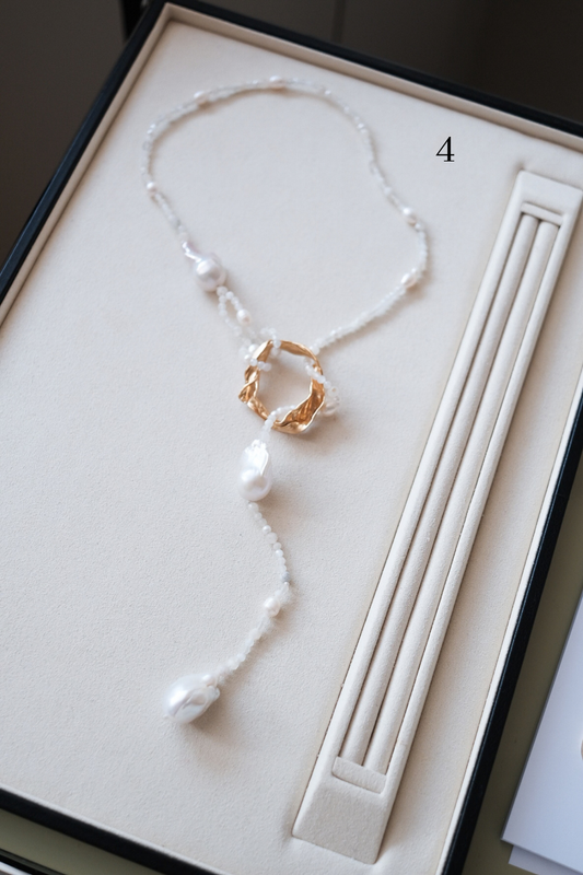 Twisted Circle Necklace