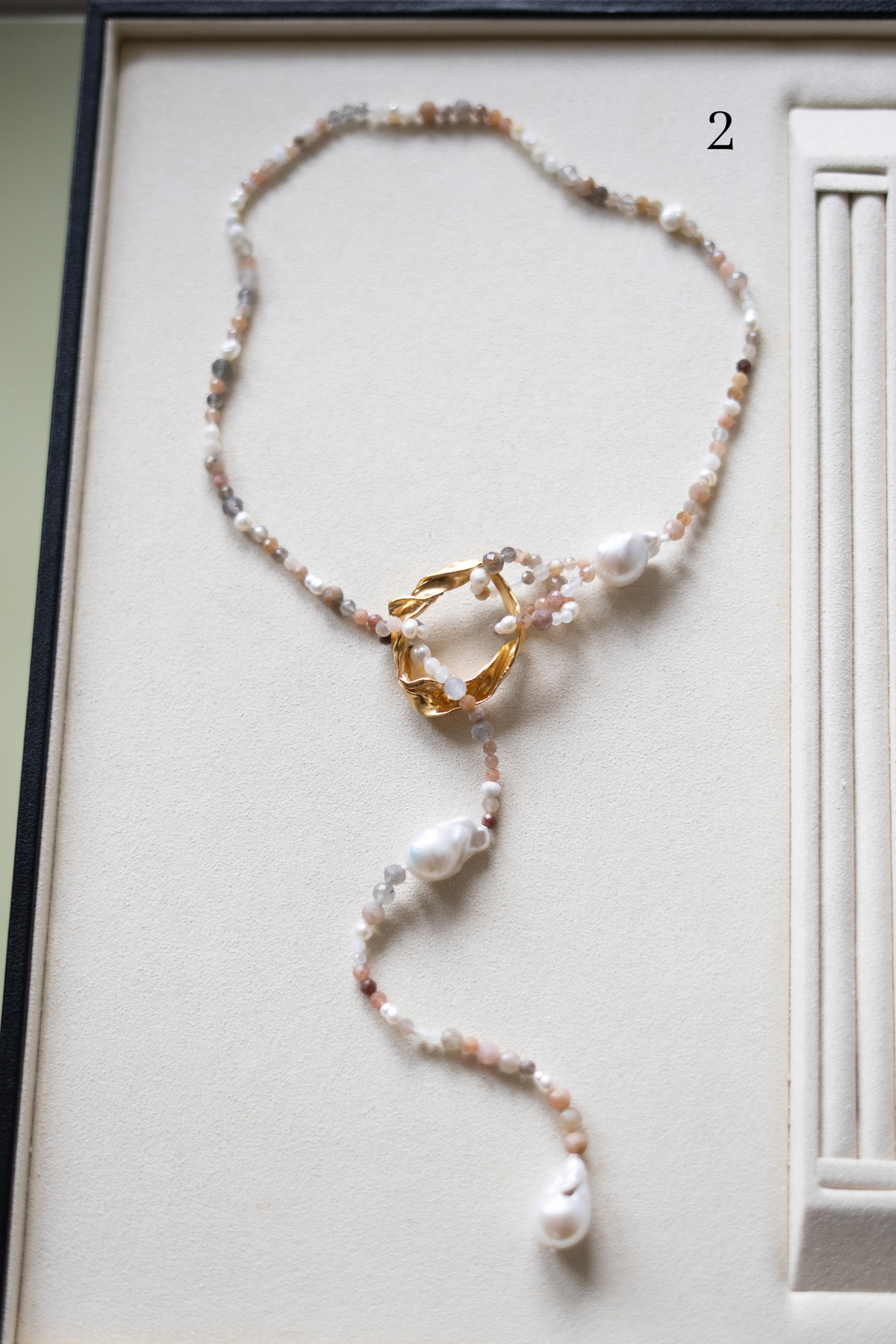 Twisted Circle Necklace