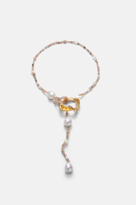Twisted Circle Necklace