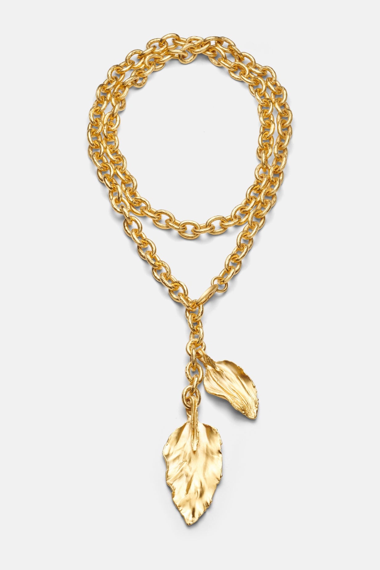 Long Leaf Necklace Maxi
