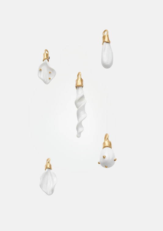 Ceramic Charms Gold