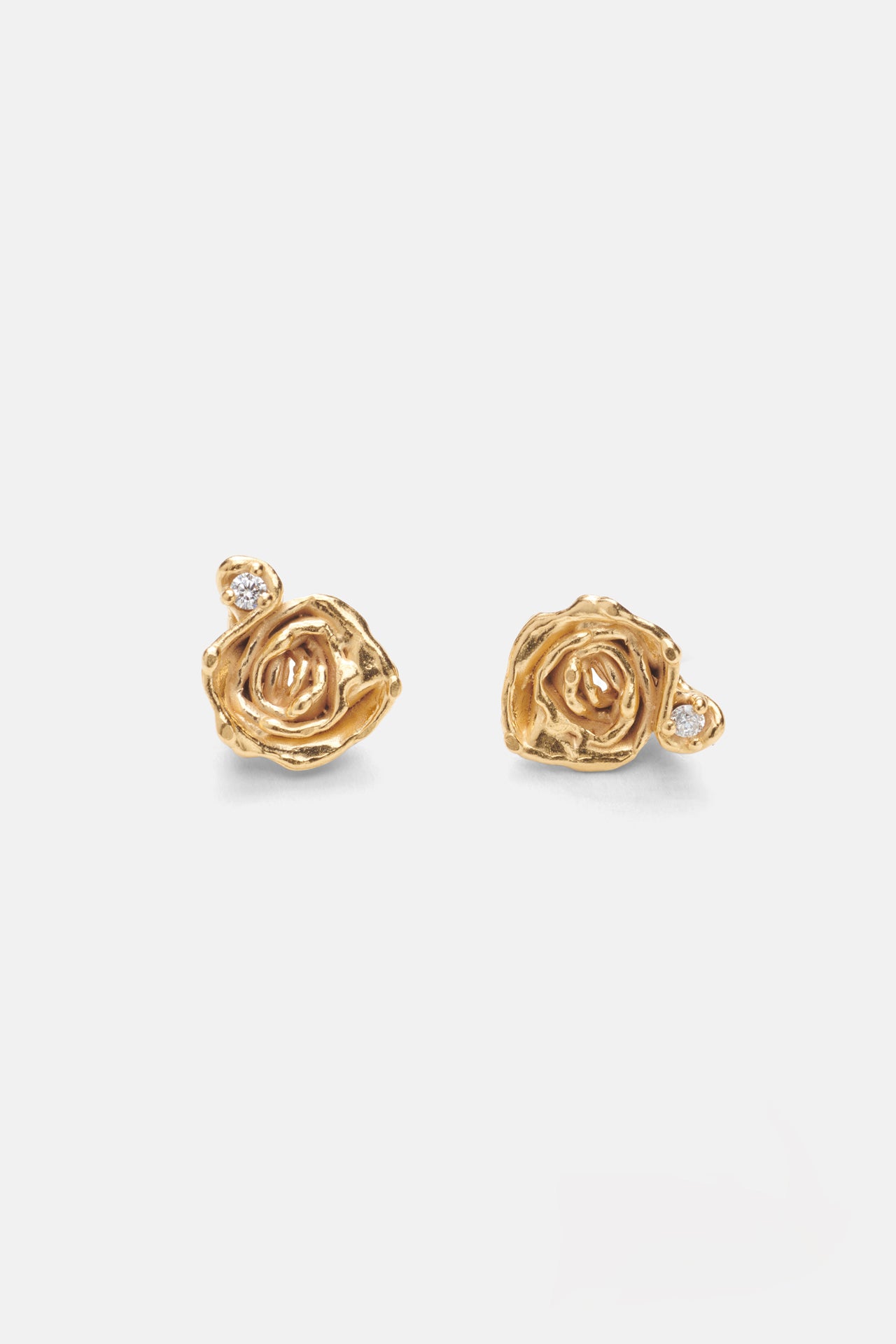 Rose earrings