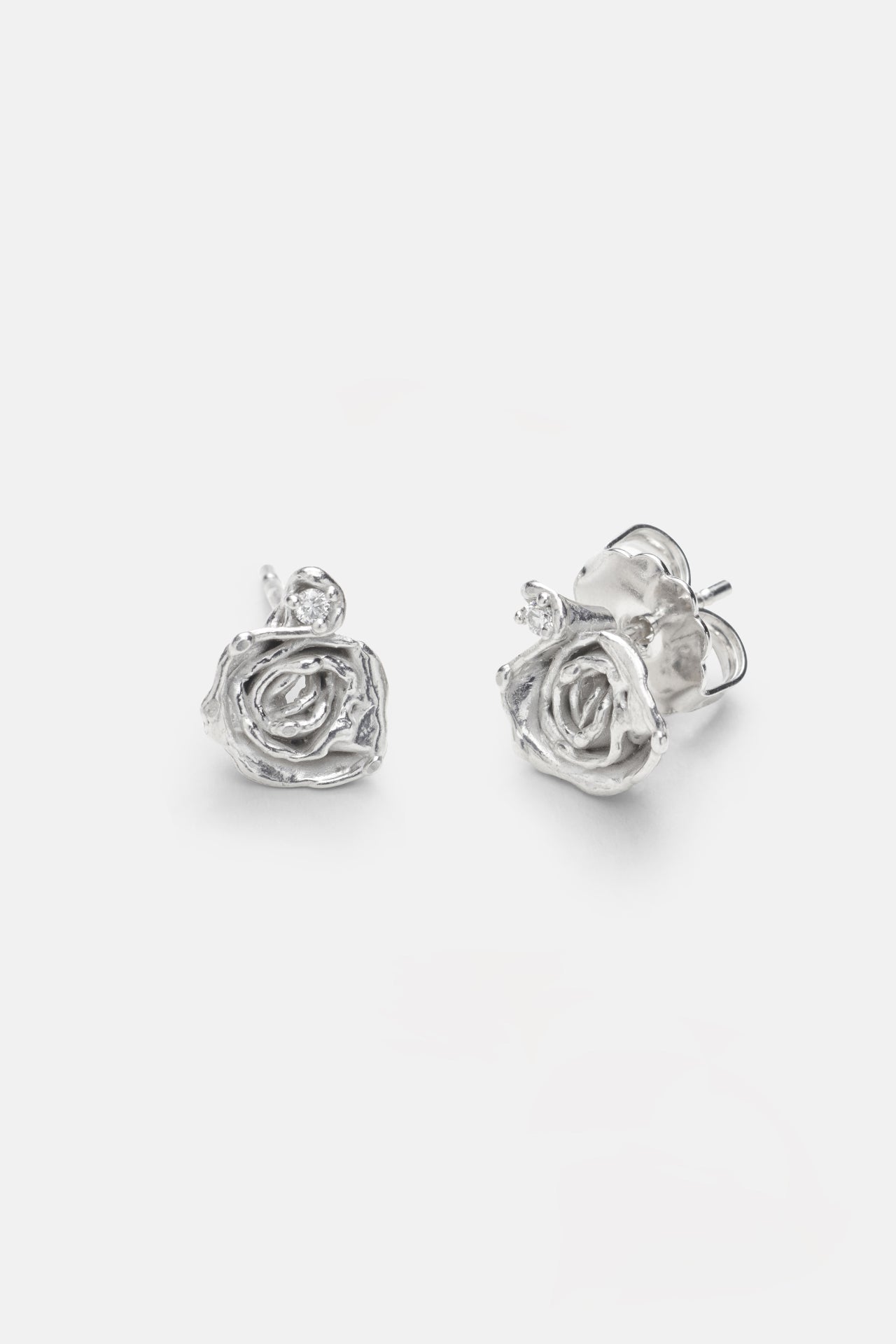 Rose earrings