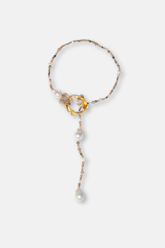 Twisted Circle Necklace