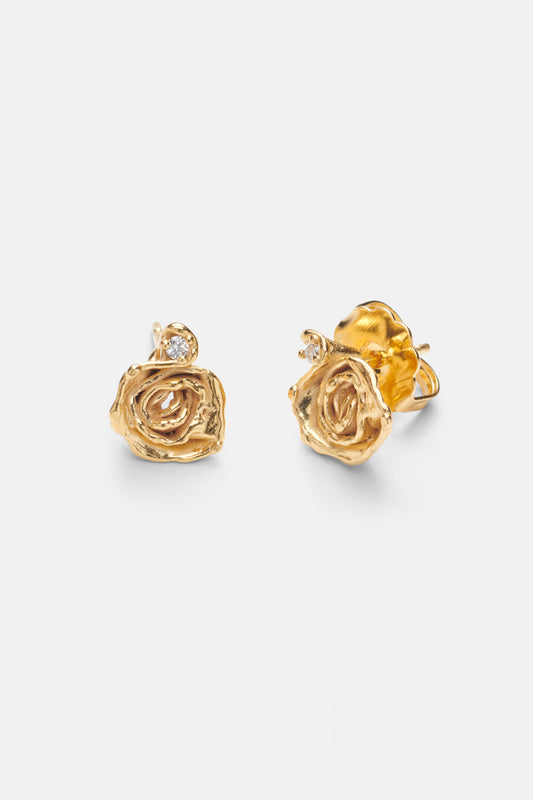 Rose earrings